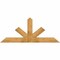 Ekena Millwork Saratoga Rough Sawn Timber Gable Bracket, Western Red Cedar, 72"W x 30"H x 4"D x 6"F, 10/12 Pitch GBW072X30X0406SAR00RWR - alternate 1